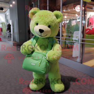 Postava maskota Lime Green...