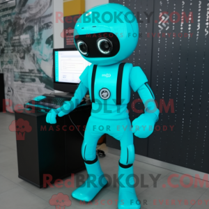 Disfraz de mascota de Cyan...