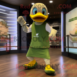 Oliven Gosling maskot...