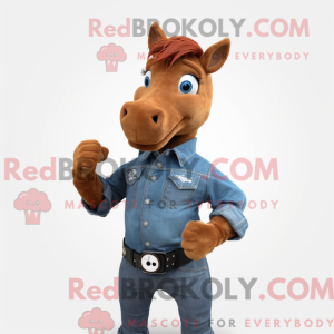 Rust Mare maskot kostume...