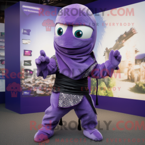 Lavender Ninja mascot...