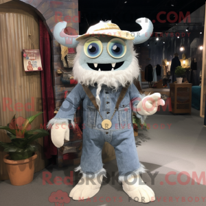 Cream Demon mascot costume...