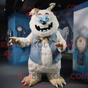 Cream Demon mascot costume...