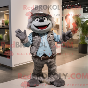 Gray But mascot costume...