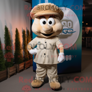 Beige Clam Chowder maskot...