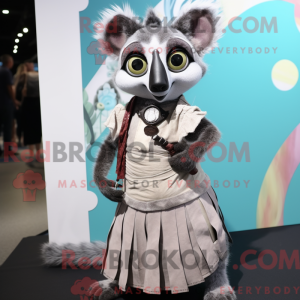 Gray Lemur mascot costume...
