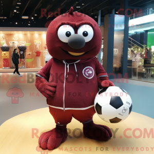 Maroon Handball Ball mascot...