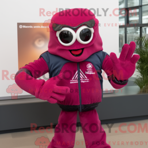 Magenta Spider mascot...