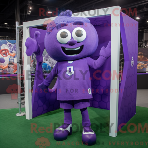 Purple Soccer Goal...