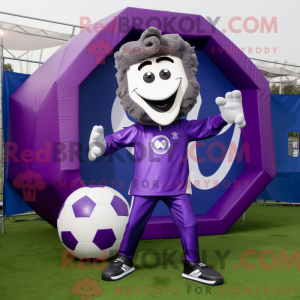 Purple Soccer Goal...