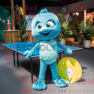 Cyan Ping Pong Table...