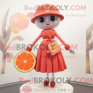 Grapefruit mascot costume...