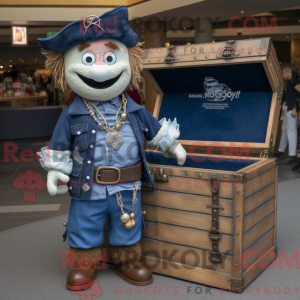 Navy Treasure Chest maskot...