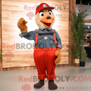 Red Woodpecker mascot...