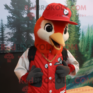 Red Woodpecker mascot...