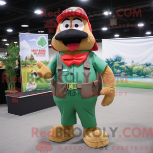 Red Green Beret mascot...