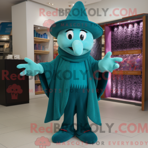 Teal Magician mascot...