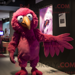 Magenta Vulture mascot...