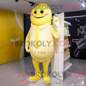Lemon Yellow Bottle Of Milk...