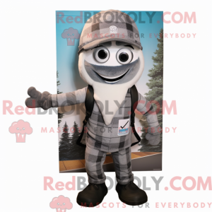 Gray Unicyclist mascot...