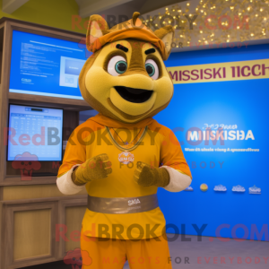 Gold Tikka Masala mascot...