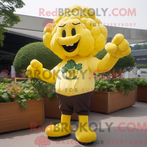 Yellow Cauliflower mascot...