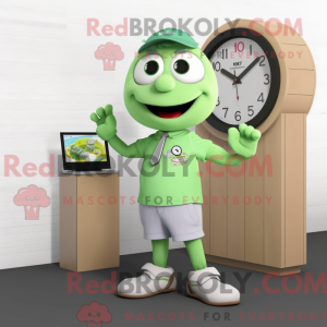 Green Wrist Watch mascot...