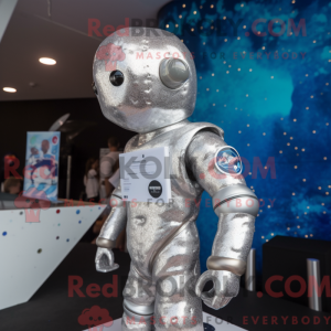 Silver Astronaut mascot...