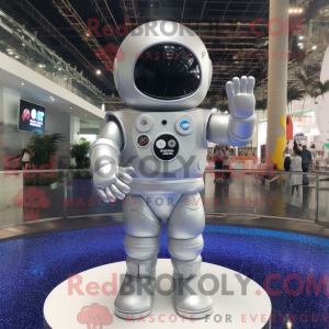 Silver Astronaut mascot...