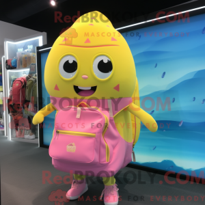 Lemon Yellow Pink mascot...