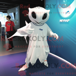 White Manta Ray mascot...