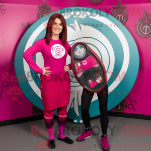 Figura de máscara Magenta...