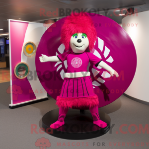 Figura de máscara Magenta...