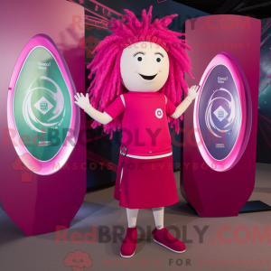 Figura de máscara Magenta...
