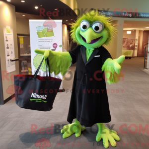 Limegrønn Harpy máscara de...
