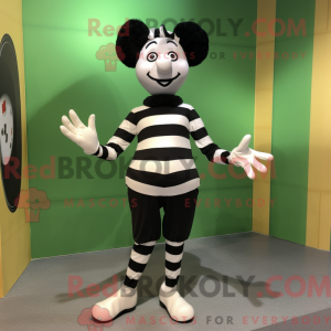 Olive Mime maskot kostyme...