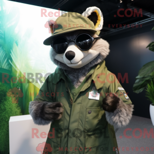 Forest Green Civet maskot...