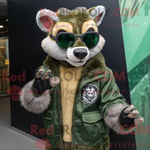 Costume mascotte de civette...