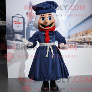 Maskottchenkostüm Navy...
