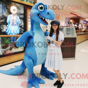 Disfraz de mascota Sky Blue...