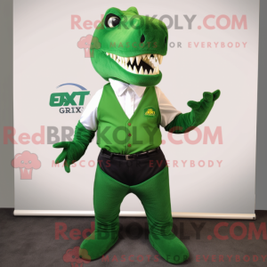 Personaggio mascotte T Rex...