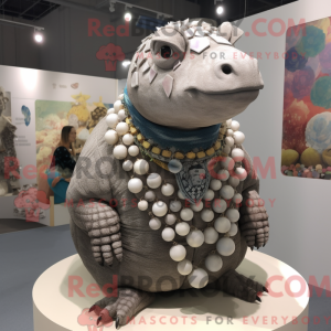 Gray Glyptodon mascot...