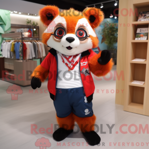 Red Panda mascot costume...