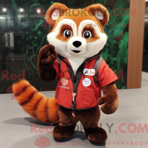 Red Panda mascot costume...