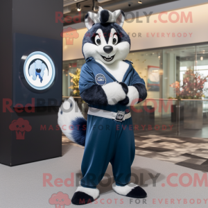 Figura de máscara de skunk...