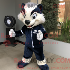 Figura de máscara de skunk...