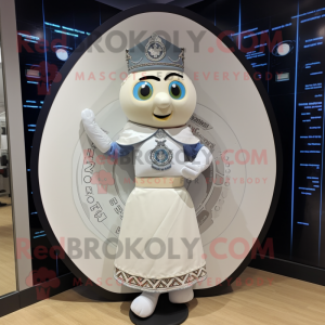 nan Celtic Shield mascot costume character dressed with a Wedding Dress and Keychains