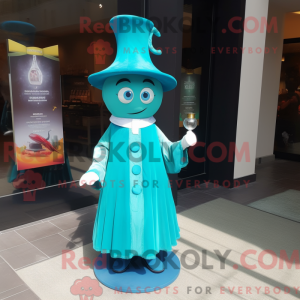Turquoise Hourglass mascot...