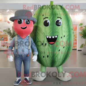 Gray Watermelon mascot...