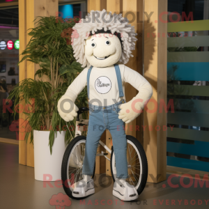 Creme Unicyclist maskot...